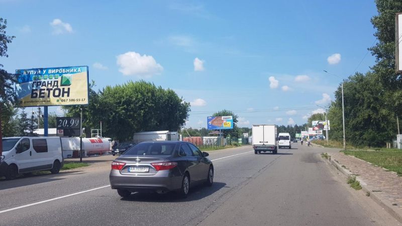Билборд/Щит, Трассы, Софиевская Борщаговка,направление из Киева  2 км 000 м.от Окружной дороги