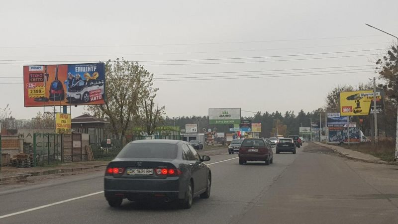 Билборд/Щит, Трассы, Софиевская Борщаговка,направление из Киева  2 км 200 м.от Окружной дороги