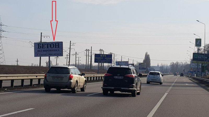 Билборд/Щит, Трассы, Н-01 Новообуховская трасса 22 км 400 м
