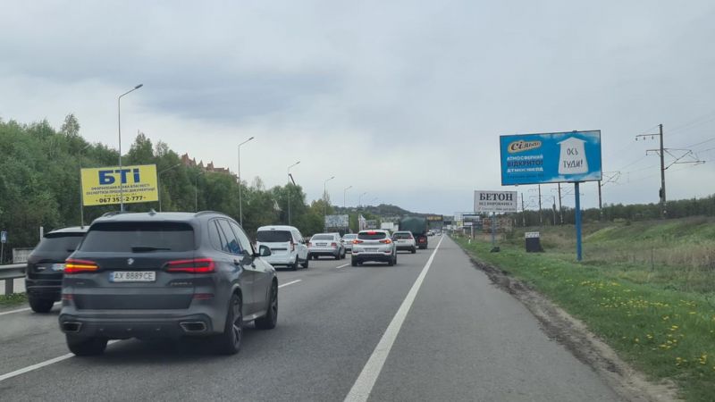 Билборд/Щит, Трассы, Н-01 Новообуховская трасса 22 км 500 м