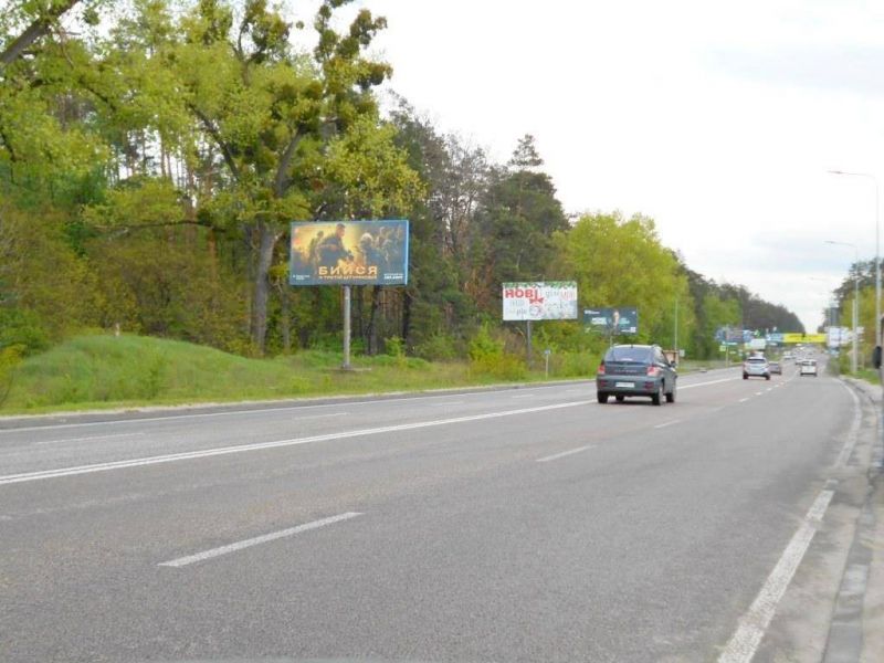 Білборд/Щит, Гостомель, смт. Гостомель, траса М-07 "Київ-Ковель", км 22+000 право, за 50м до СТО Автопрофі