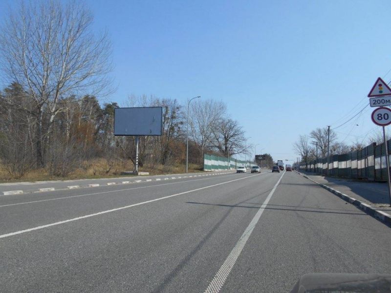 Билборд/Щит, Ворзель, смт. Ворзель, траса М-07 "Київ-Ковель", км 33+000 право, поворот до ресторану "Шкіпер"