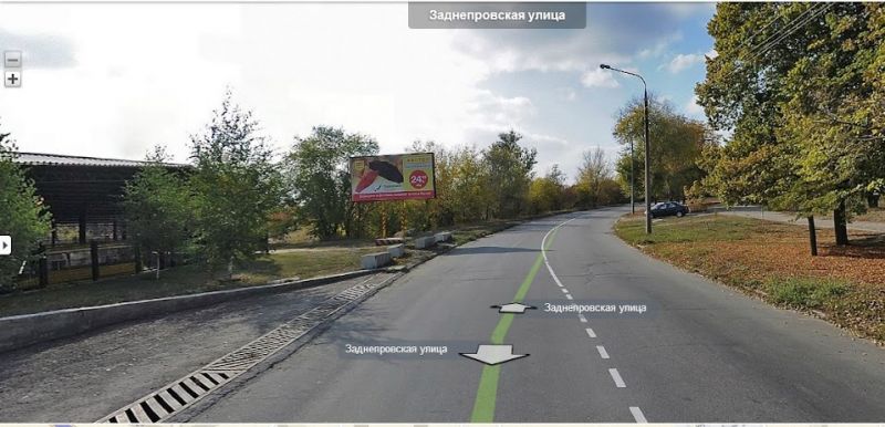 Білборд/Щит, Запоріжжя, Заднепровская - ЖД переезд
