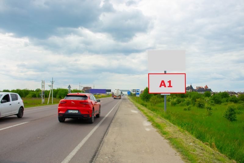Билборд/Щит, Трассы, М-10 Західний обхід м. Львова , км 13+250, ліворуч, Панська Гора в сторону Сокільник (нижній)2