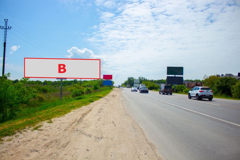 Билборд/Щит, Трассы, М-10 Західний обхід м. Львова , км 3+400, ліворуч, Рудно в сторону Епіцентра