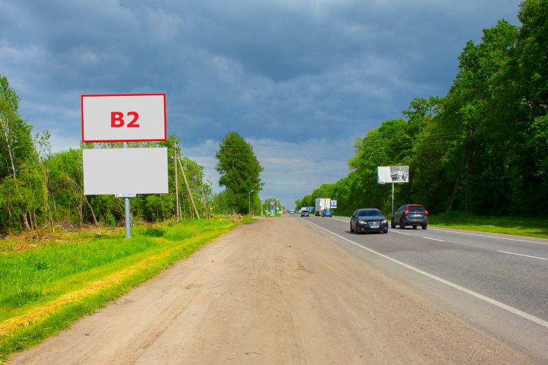 Білборд/Щит, Траси, Н-02 Львів-Тернопіль, км. 12+600, ліворуч, з Винників в сторону Тернополя (верхній)