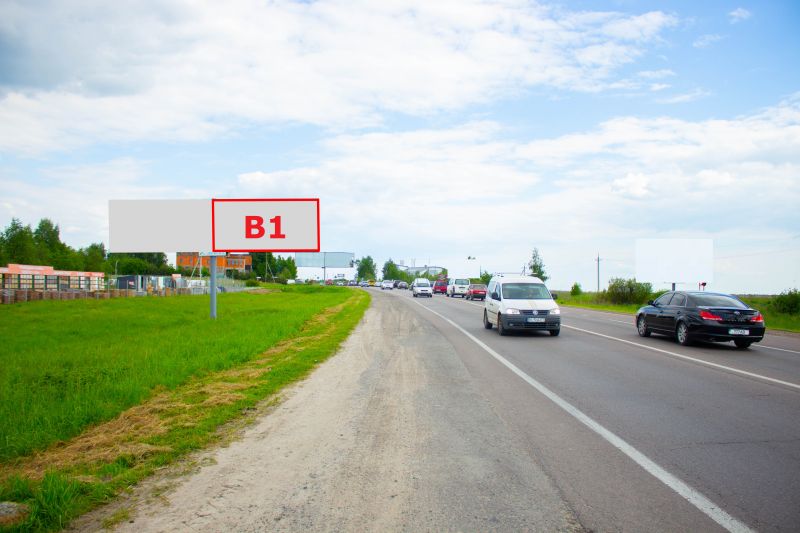 Билборд/Щит, Трассы, М-10 Західний обхід м. Львова , км. 9+000, ліворуч, Обїздна М-10, Західний обхід м. Львів, с.Скнилів сторону гот.Панська Гора (правий)