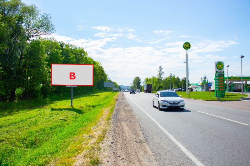 Білборд/Щит, Траси, М-09 Тернопіль-Львів-Рава-Руська, км 109+790, ліворуч, з Тернополя в сторону Винників (навпроти АЗС WOG)