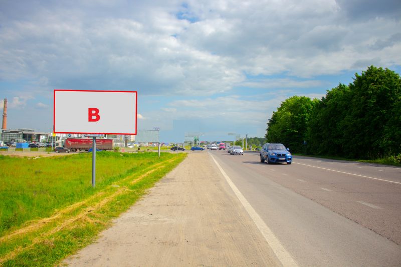 Білборд/Щит, Траси, М-10 Західний обхід м. Львова , км. 4+700, ліворуч, Автосалон Honda, Епіцентр,Метро в сторону вул.Городоцької