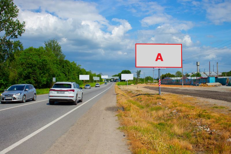Білборд/Щит, Траси, Н-02 Львів-Тернопіль, км 11+800, праворуч, з Винників в сторону Тернополя