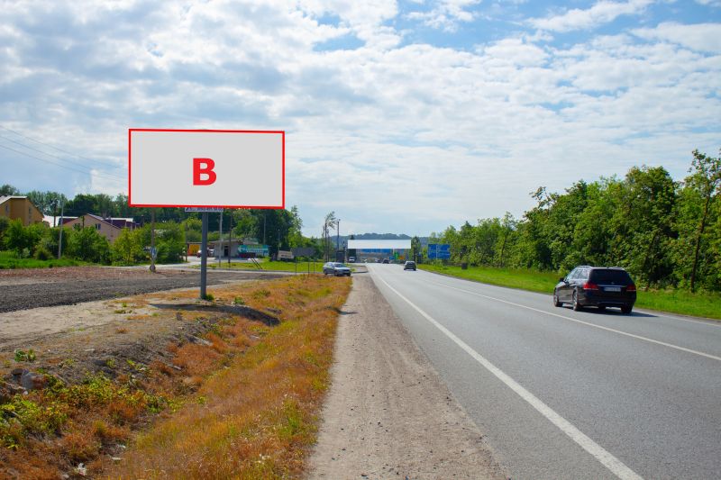 Білборд/Щит, Траси, Н-02 Львів-Тернопіль, км 11+800, праворуч, з Тернополя в сторону Винників