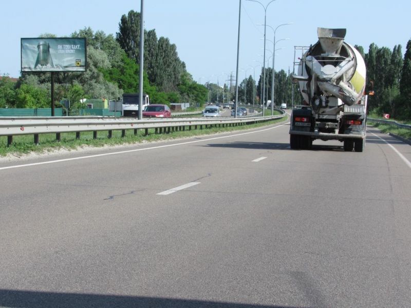 Билборд/Щит, Киев, Богатирська вул. 1 км від повороту на Вишгород в Київ