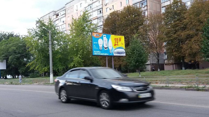 Билборд/Щит, Кропивницкий, вул. Вокзальна (вул.Жовтневої Революції)