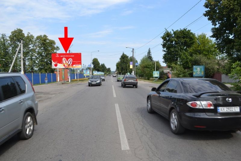 Билборд/Щит, Дергачи, Дергачі-вул. Сумський шлях-стадіон-у бік Золочева