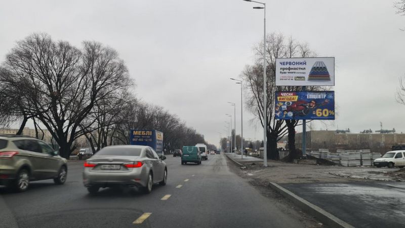 Билборд/Щит, Киев, Большая окружная ,750 м.до Одесской площади ,