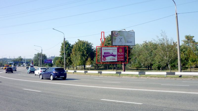 Білборд/Щит, Запоріжжя, Стефанова-автомобильный переезд (НИЗ)