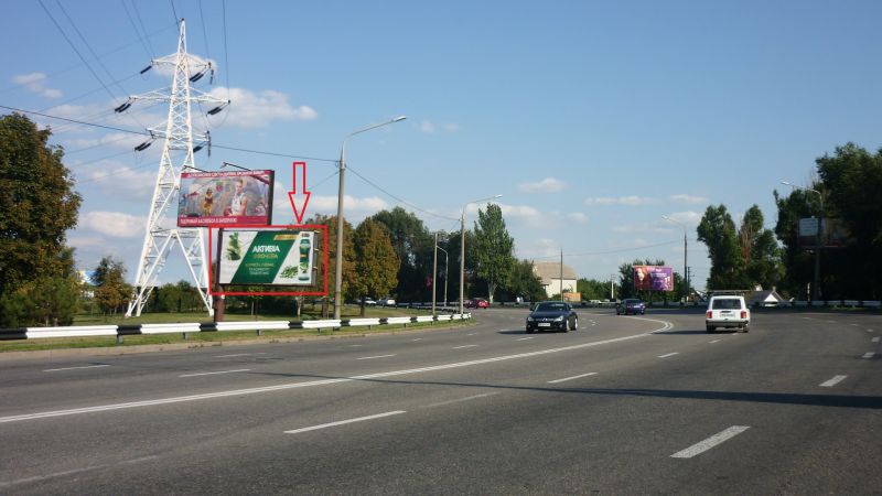 Білборд/Щит, Запоріжжя, Стефанова-автомобильный переезд (НИЗ)