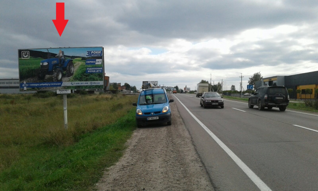 Билборд/Щит, Львов, Кільцева дорога, км 8 + 500, (Транспортна компанія "Транс сервіс 1", 900 м від АЗС Shell), в напрямку з міста Львів