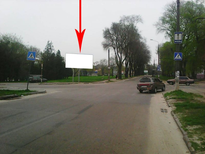 Білборд/Щит, Кам'янське/Дніпродзержинськ, дз07А,просп. Аношкіна - вул. Республіканська, навпроти АЗС "SKY", напрямок з центру