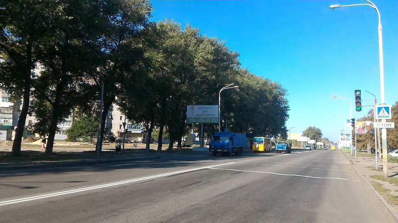 Білборд/Щит, Павлоград, Пв15Б,вул. Дніпровська, в районі буд. №424, біля світлофора