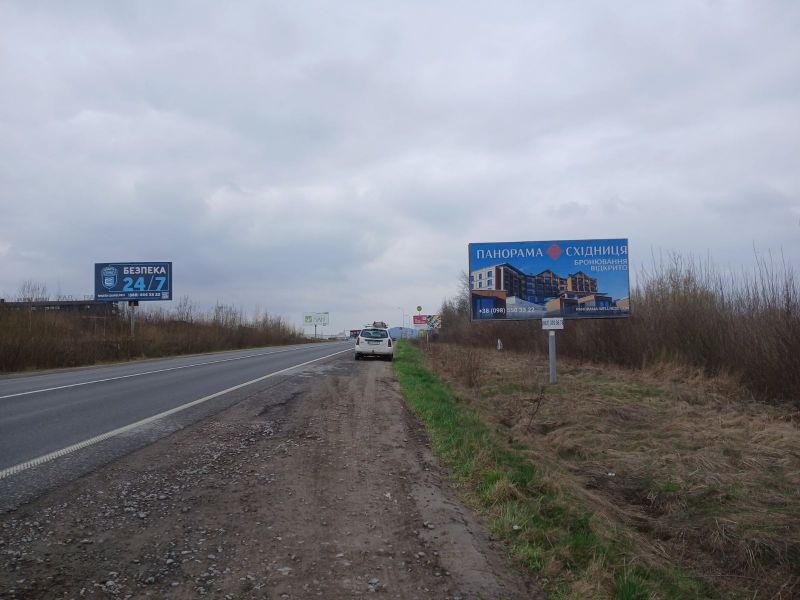 Билборд/Щит, Трассы, Львів-Тернопіль, 13+400 лівроруч (м Винники)