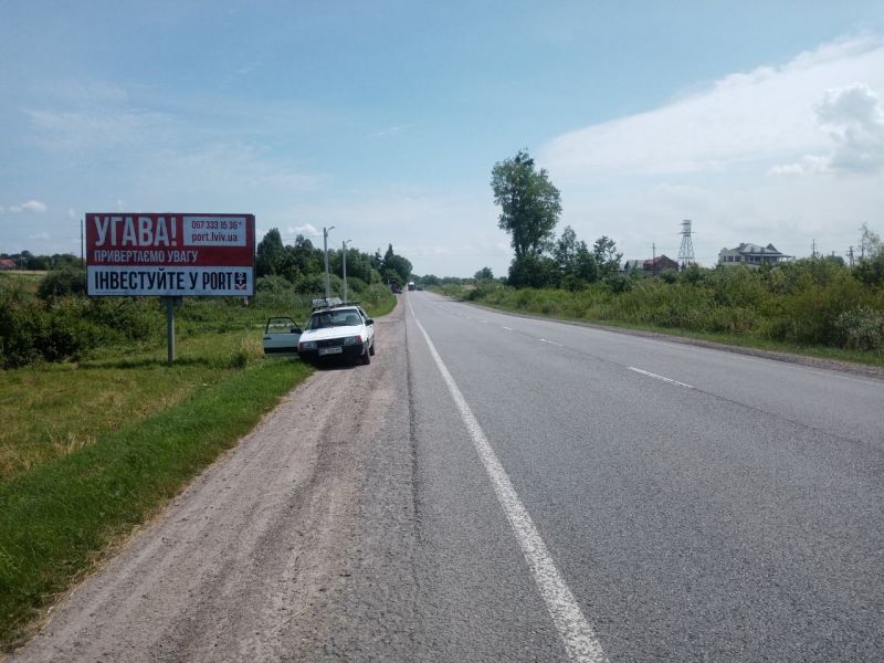 Билборд/Щит, Трассы, Львів-Тернопіль, 13+400 лівроруч (м Винники)