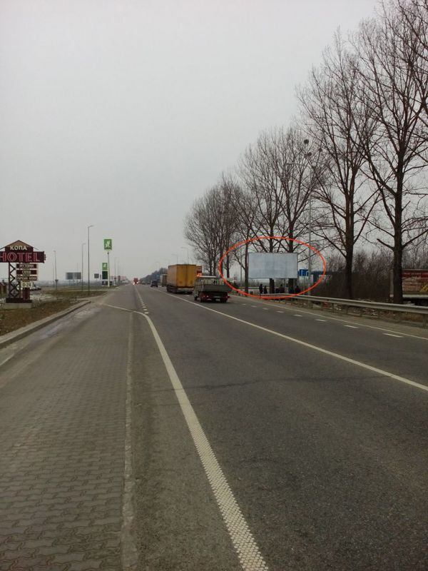 Билборд/Щит, Львов, Кільцева дорога, ( маг. Леокераміка, з-ка Окко) до стадіону Арена-Львів,  (Пасіки-Зубрицьки)