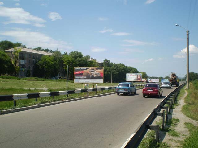 Билборд/Щит, Каменское/Днепродзержинск, въезд на моста