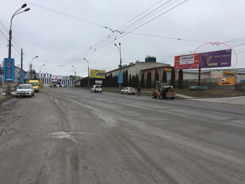 Билборд/Щит, Тернополь, Лозовецька, 34 а до Епіентру ( правий)