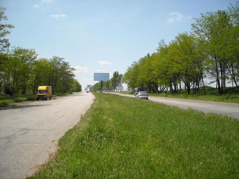 Билборд/Щит, Запорожье, 120_Запоріжжя_ул.Тиражная 720м от трассы -выезд из города