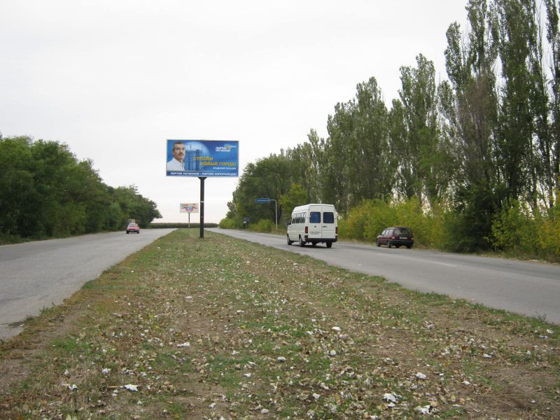 Билборд/Щит, Запорожье, 114_Запоріжжя_ул.Тиражная 300м от трассы -выезд из города