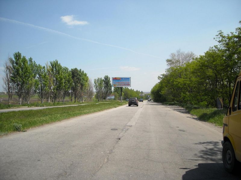 Билборд/Щит, Запорожье, 117_Запоріжжя_ул.Тиражная 600м от трассы -въезд в город