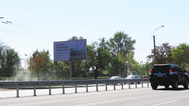 Билборд/Щит, Днепр, вул. Набережна Перемоги (СК "Восход")/ул.Наб. Победы, СК "Восход"