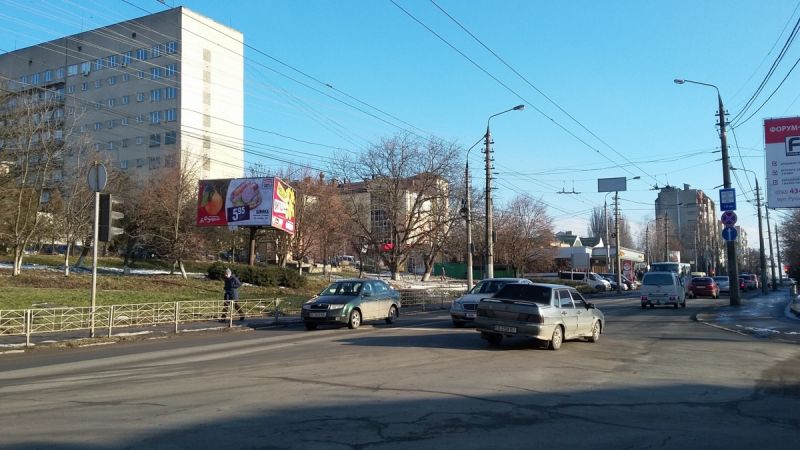 Билборд/Щит, Черновцы, вул. Руська - Фастівська, транспортна розвилка