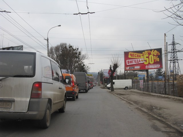 Билборд/Щит, Черновцы, вул. Хотинська-Енергетична, Епіцентр, перехрестя, в центр