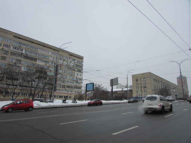 Скролл/Ситиборд, Киев, Лесі Українки бульвар, 36В  (після  100 метрів руху від Печерського мосту)
