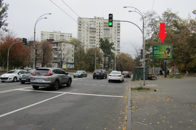 Скрол/Сітіборд, Київ, Солом'янська вул., 36, в напрямку Протасового Яру