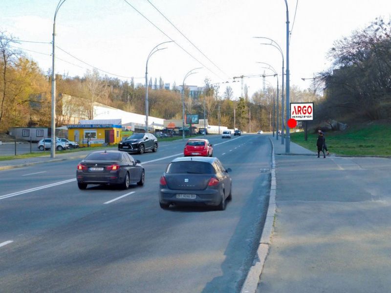 Скролл/Ситиборд, Киев, Протасів яр вул. 48, в напрямку до Солом'янської площі