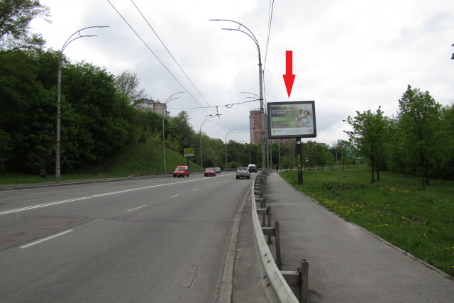Скрол/Сітіборд, Київ, Протасів Яр вул., в напрямку Солом'янської вул.