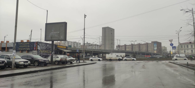 Скрол/Сітіборд, Київ, Деміївська площа / Руслана Лужевського (Червоноармійський) провулок