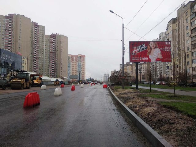 Білборд/Щит, Київ, Милославська вул., 10а    ("Сільпо")