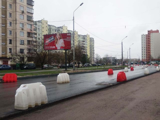 Білборд/Щит, Київ, Милославська вул., 10а    ("Сільпо")