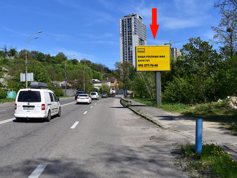 Білборд/Щит, Київ, Брожка вул. (колиш. Кіровоградська вул.), в бік вул. Ізюмської