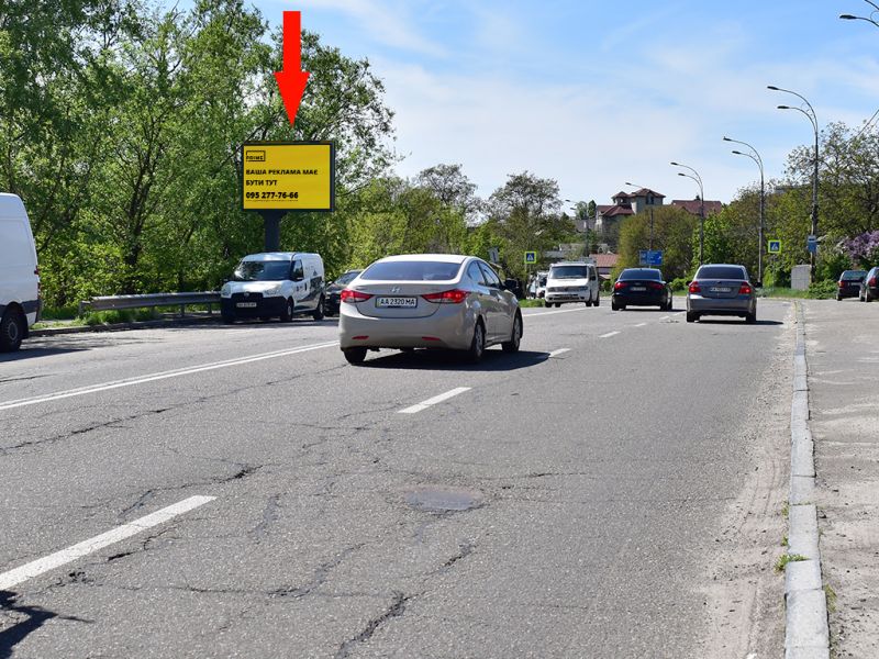 Білборд/Щит, Київ, Брожка вул. (колиш. Кіровоградська вул.), в бік пр. Лобановського