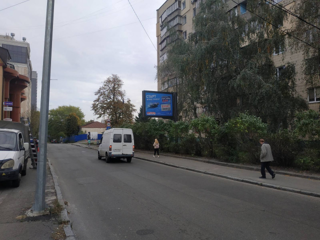 Скрол/Сітіборд, Київ, Загорівська, 12 вул. (Багговутівська)