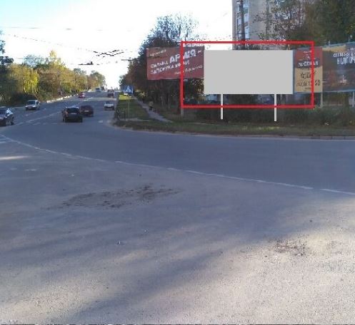 Білборд/Щит, Тернопіль, вул. Живова - поворот на вул. Микулинецька 3-й