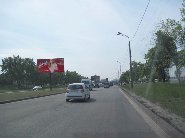 Билборд/Щит, Киев, Богатирська вул., ( 400 м. до  Оболонського пр-ту, на Петрівку)