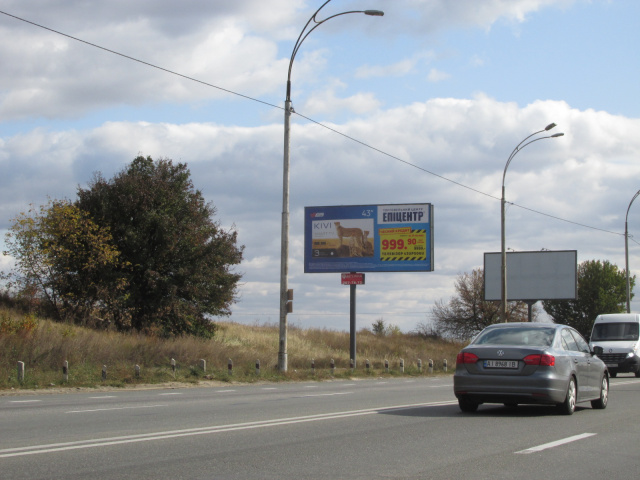 Билборд/Щит, Киев, Заболотного Академіка, 200 м від АЗС ANP, в напрямку Столичне шосе