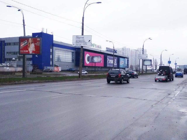 Скролл/Ситиборд, Киев, Дніпровська набережна вул., 16б (напроти АЗС WOG, ТРЦ "Аркадія", до Південного мосту)