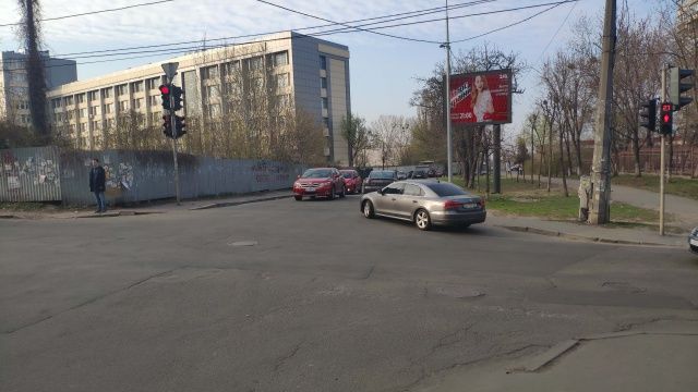 Скролл/Ситиборд, Киев, Татарська вул., -  Отто Шмідта вул.,26